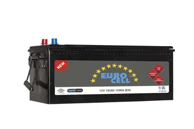 EUROCELL 8699166350054 Aku 12v 165 Ah Ca-Ca D5 Smf (513x223x223) Tırnaksız Tam Kapalı 