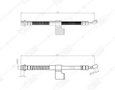 SVAC 80-0108 Fren Hortumu On Sağ Matrıx 01-10 5873217000