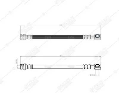 SVAC 10-0248 Fren Hortumu Arka A4 16> A5 17> 