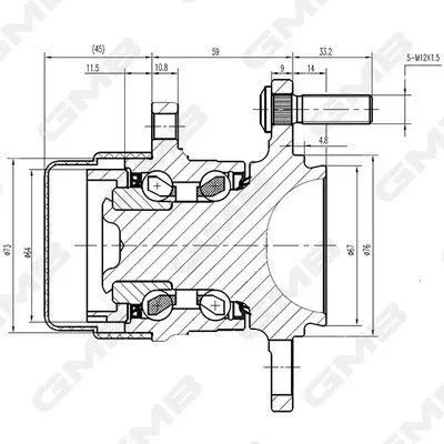 GMB GH34980T Porya Arka 527103X000