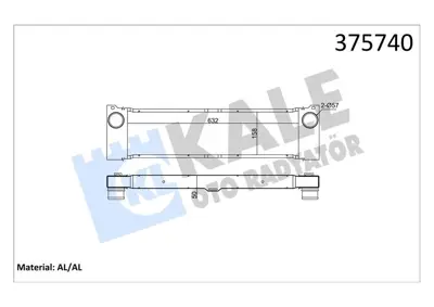 KALE 375740 Turbosarj Radyatoru Vıano W639 03> Vıto W639 03>  E4LY9350A