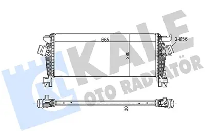 KALE 375685 Turbo Radyatoru (Otomatık Sanzıman) Insıgnıa A Astra J Zafıra C A16xht A16sht B16shl B16sht 