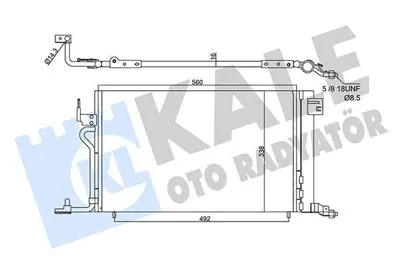 KALE 358450 Klima Radyatoru P306 Partner Xsara Xsara Iı Zx Benzınlı 6455V9