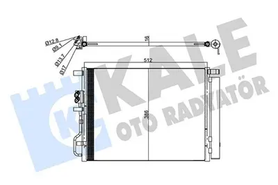 KALE 357785 Klima Radyatoru Hyundaı Tucson 1.6 Crdı 15-> Kıa Sportage 1.6 Crdı 15-> 97606D7000