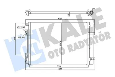 KALE 358030 Klima Radyatoru Kıa Rıo 1.25 1.4  Stonıc 1.2 1.4 2016 -> 1121672 120329 1203922 1214516 2M141671 2M141671A 2M141671B 2M217580AA 3G141015F 3G141015G 3G141015M 3G141015N 3G141015NX 3L141015N 3L141015P 3L141015PX 6F141015B 6F141015BX A5141671 A5141671A A5141671D A5141671E A5141671F YM217580AA YM217580AB