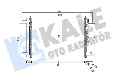 KALE 357965 Klima Radyatörü 5Q0816411AS