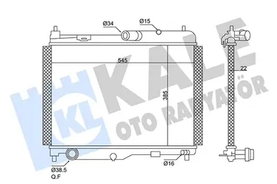 KALE 362610 Su Radyatörü GN118005CE