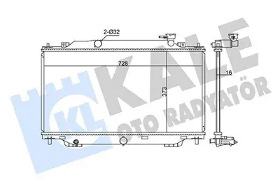 KALE 347915 Su Radyatörü PEKC15200A PEKC15200 PE2015200 68555 DRM44042 PE181520Y PE1815200