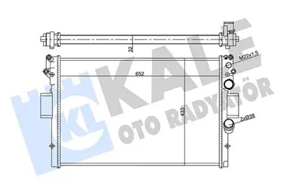 KALE 356420 Motor Su Radyatoru Daıly Iıı 99>06 (342230 Mekanık Versıyon) 99488591