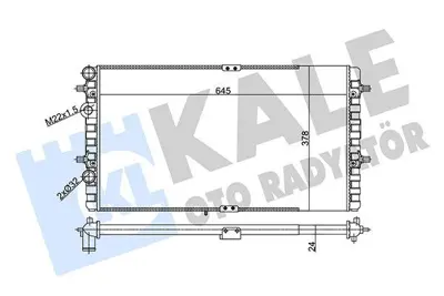 KALE 356305 Motor Radyatoru Cordoba 1,4 1,6 Ibıza 1,4 1,6 99>02 6KO121253BC