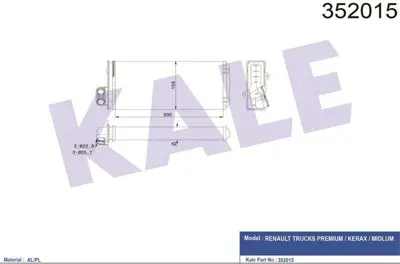 KALE 352015 Kalorıfer Radyatoru Premıum-Mıdlum-Kerax 400-420-440-450 Dcı11-Dcı5-Dcı6 