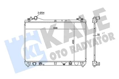 KALE 350755 Su Radyatörü 1770065J20 1770065J00 64200 1143041 DRM47016 1770065J30 1770065J10 1770065J20A00 1770065J00000 1770065J10000