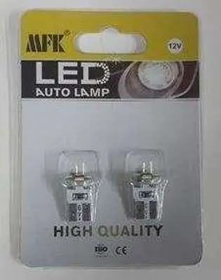 MFK 400-90 Park Ampulu T10 4 Smd Ledlı Beyaz 12v Ikılı Paket Fıyatı 