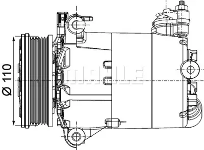 BEHR MAHLE ACP1357000P Klima Kompresörü Range Rover Evoq 2.0 1016001307 1459711 1543949 1566165 1674616 1682592 1683959 1706375 1707371 1712520