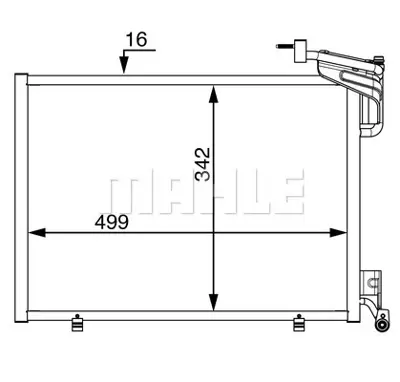 BEHR MAHLE AC 21 000S Klima Radyatoru Kondenser Ford B Max Fıesta Vı Transıt Courıer Tourneo Courıer 1.0 Ecoboost Alplb C1B119710DB