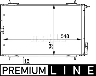 BEHR MAHLE AC 220 000P Kondenser ( Klima Radyatoru) 6455Y0