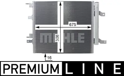 BEHR MAHLE AC 268 000P Klima Radyatoru Galaxy (Ck) 1.5 Ecoboost 2.0 Tdcı Mondeo V (Ce) 1.0 Ecoboost 1.5-1.6 Dcı  14> DG9H19710AE HG9H19710CA