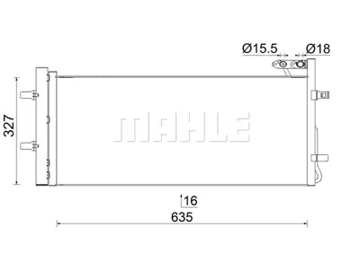 BEHR MAHLE AC 42 000S Kondenser ( Klima Radyatoru) 8U0260401C