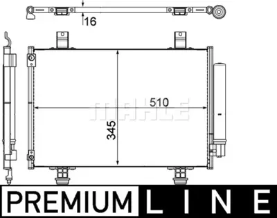 BEHR MAHLE AC 456 000P A/C Condensersuzukı Swıft P/D 9531062J10