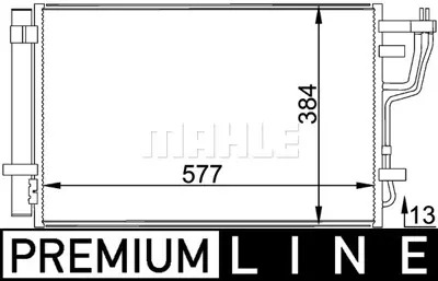 BEHR MAHLE AC 697 000P Kondenser ( Klima Radyatoru) 976061H000 VP6CTH19C600AD