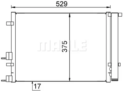 BEHR MAHLE AC 706 000S Kondenser ( Klima Radyatoru) 976061J000