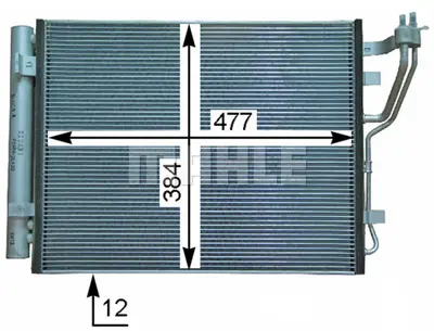 BEHR MAHLE AC 709 000P Kondenser ( Klima Radyatoru) 976062L800