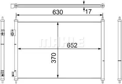 BEHR MAHLE AC 755 000S Kondenser ( Klima Radyatoru) 80110S6A901