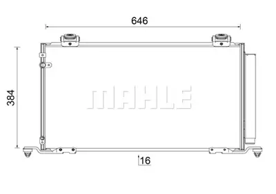 BEHR MAHLE AC 823 000S Kondenser ( Klima Radyatoru) 8845005121