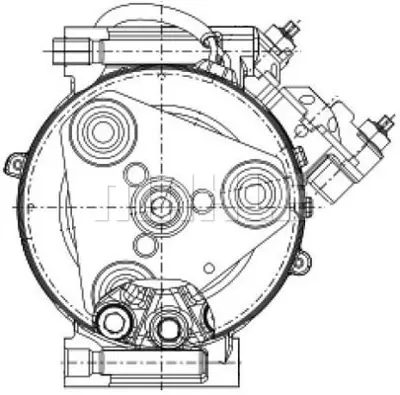 BEHR MAHLE ACP 1360 000P Klima Kompresor Komple Kuga I 2.0 Tdci 10>12 AV4119D629AE