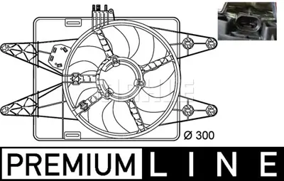 BEHR MAHLE CFF 144 000P Radiator/Condenser Fan Fıat Doblo 1.9 Ds 46737733