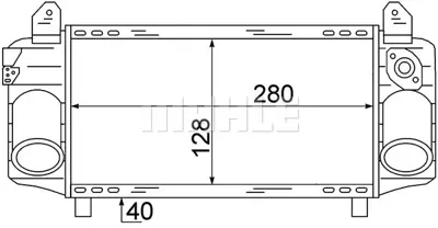 BEHR MAHLE CI 72 000S Charge Air Cooleraudı W10 (A2) 8Z0145805E