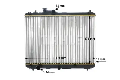 BEHR MAHLE CR 1194 000S Radiatorsuzukı Swıft Iıı 2005- 1770063J00