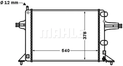 BEHR MAHLE CR 1494 000S Radiatoropel Astra Iı  98- 9202491