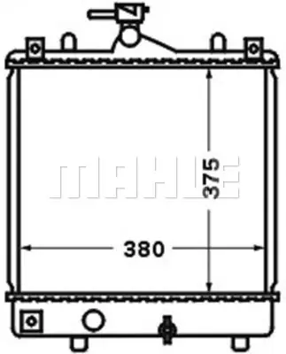 BEHR MAHLE CR 1495 000S Motor Su Radyatoru Agıla A Z10xe Z12xe 9208632