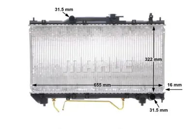 BEHR MAHLE CR 1519 000S Motor Su Radyatoru Toyota Avensıs 2,0 1998 2002 Otomatık Vıtes 1640303190