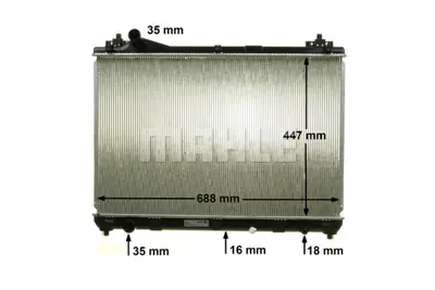 BEHR MAHLE CR 1871 000S Radiatorsuzuki Grand Vitara 2006- 1770067J00