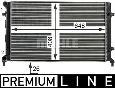 BEHR MAHLE CR 30 000P Radiatoraudı A3 1,6 / 1,6 Fsı 1K0121251Q