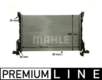 BEHR MAHLE CR 85 000P Radiatorrenault Trafıc 13- 214104344R 93868353