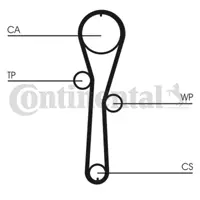 CONTITECH CT1045K1 Eksantrik Gergi Kiti (095x234) Clıo Iı Iıı Kangoo Twng Logan Sandero Modus 1.2 1.2 16v (D4f D7f) 1145950 1172000QA0 1276167J00 130701564R 130705295R 1307700Q0A 1307700Q0B 1307700QAG 1307700QAL 1346473