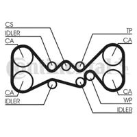 CONTITECH CT1058K1 Triger Seti Subaru 13028AA200 13028AA240 13069AA060 13069AA061 13069AA062 13069AA063 13073AA080 13073AA081 13073AA082 13073AA140 13073AA142 13073AA180 13073AA200 13085AA010 13085AA070 13085AA080 13085AA100 13085AA101