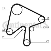 CONTITECH CT1136K1 Triger Seti Mazda RF2A12770A RF2A12770B RF5C12700 RF5C12730 RF7J12205