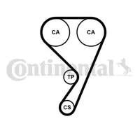 CONTITECH CT1211K1 Triger Eksantrik Gergi Seti B Max 1.0 12> Fıesta Vı (Cb1, Ccn) 1.0 09>17  Focus Iıı 1.0 12> 1.0 Ecob 1760659 1761082 1765052 1766164 1807611 1807611S1 1871351 2122062 2122062S1 2210970