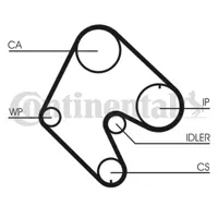 CONTITECH CT540WP1 Su Pompalı Triger Seti 1334014 90284913 90295078 R1160024