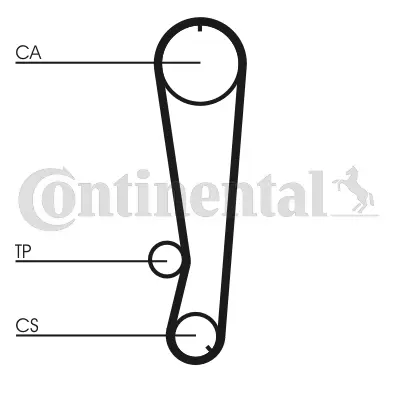 CONTITECH CT569 Triger Kayısı 1276160B10 14400PC0004EH