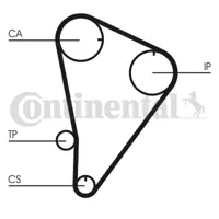 CONTITECH CT601 Triger Kayısı Toyota 1356859017