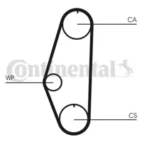 CONTITECH CT629WP1 Su Pompalı Triger Seti 30109119A 30121004A 30121004B 30121005H 30121005L 30121005LV 30121005LX