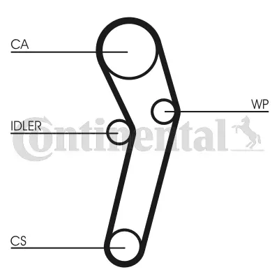 CONTITECH CT631 Triger Kayısı Mıtsubıshı XD113561