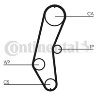 CONTITECH CT666 Triger Kayısı Mazda 1302861A85 F80212205X