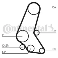 CONTITECH CT748K6 Triger Seti Mazda 93188129 93188130