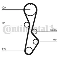 CONTITECH CT774 Triger Kayısı (110x254) Mazda 626 (87 97) 929 (86 92) B2200 (99 02) 2.2 12v Ct774 244102X000 3895178 3895193 3900579 4070307 8AH215010 8AH215010A 8AH215010B 8AH415010 8AK115010